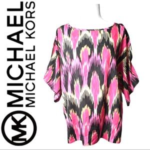 Michael Kors Pink Design Blouse LARGE